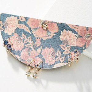 Blue Hugger Hoop Earring Set